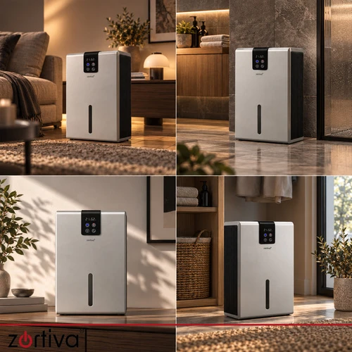 Sausintuvas Zortiva Sidabrinis Air Dehumidifier