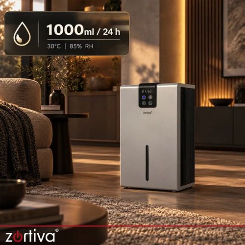 Sausintuvas Zortiva Sidabrinis Air Dehumidifier