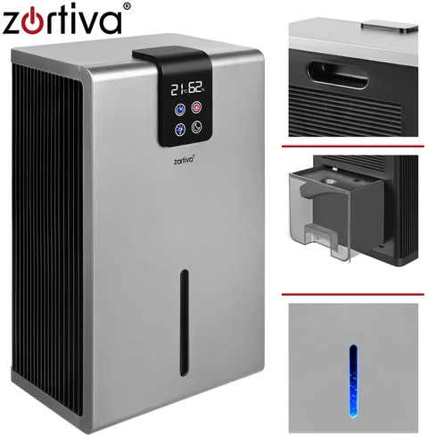 Sausintuvas Zortiva Sidabrinis Air Dehumidifier