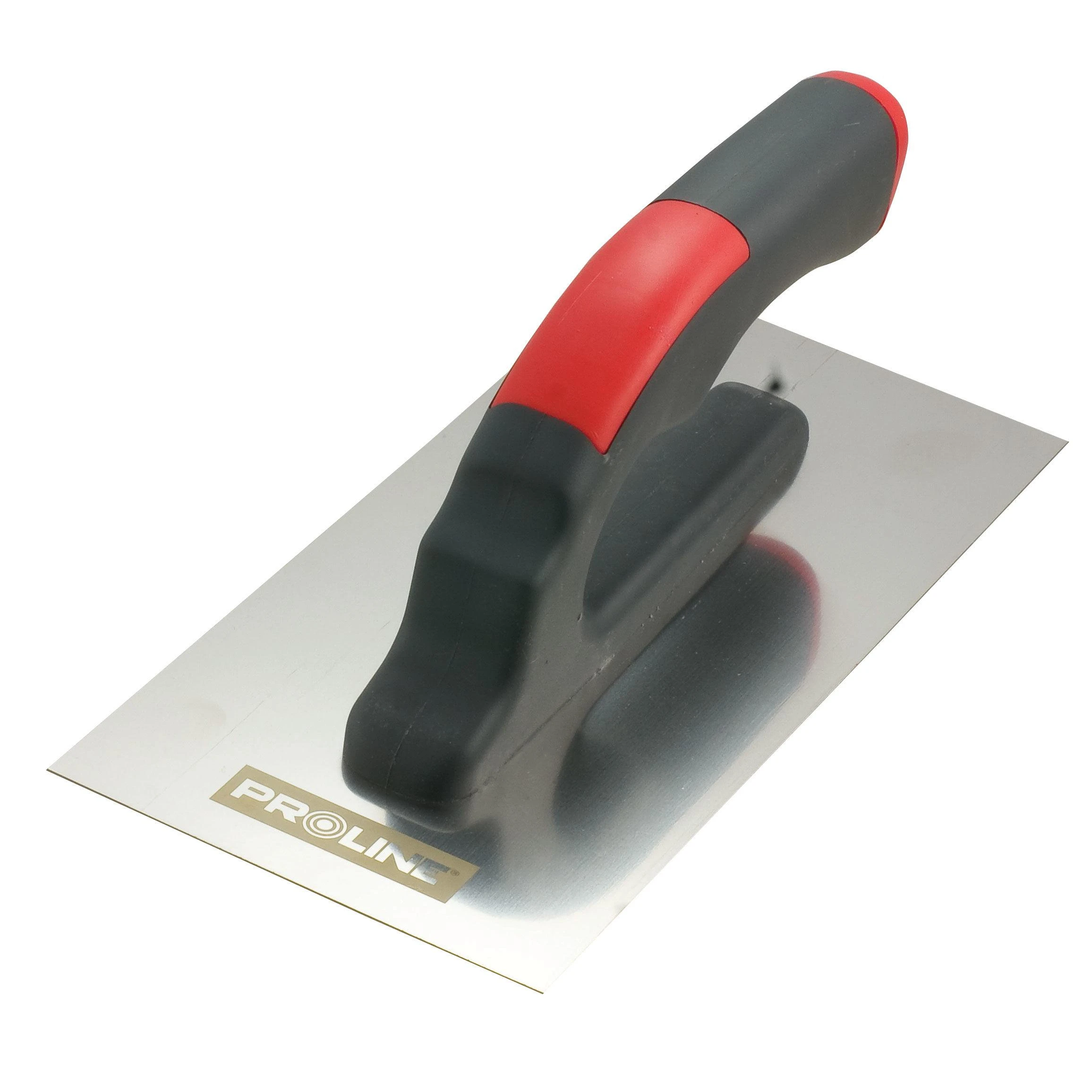 Paca Nerūdijančio plieno mentelė 270 * 130 mm lygia rankena, plastikinė, atvira, proline