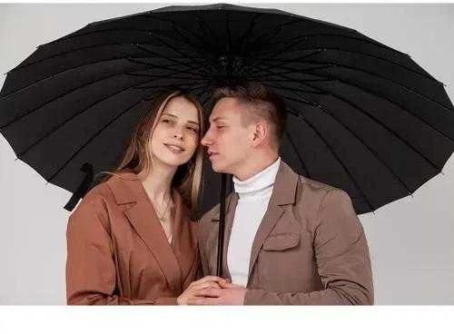 Malatec Juodas elegantiškas skėtis nuo lietaus