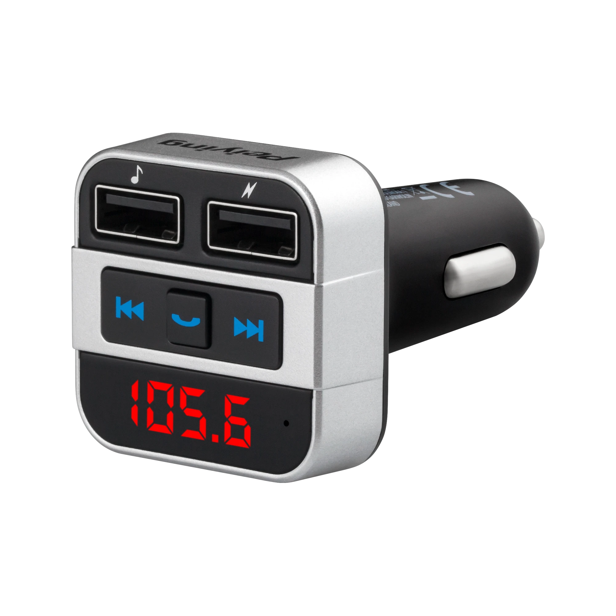 Peiying automobilinis moduliatorius 2xUSB