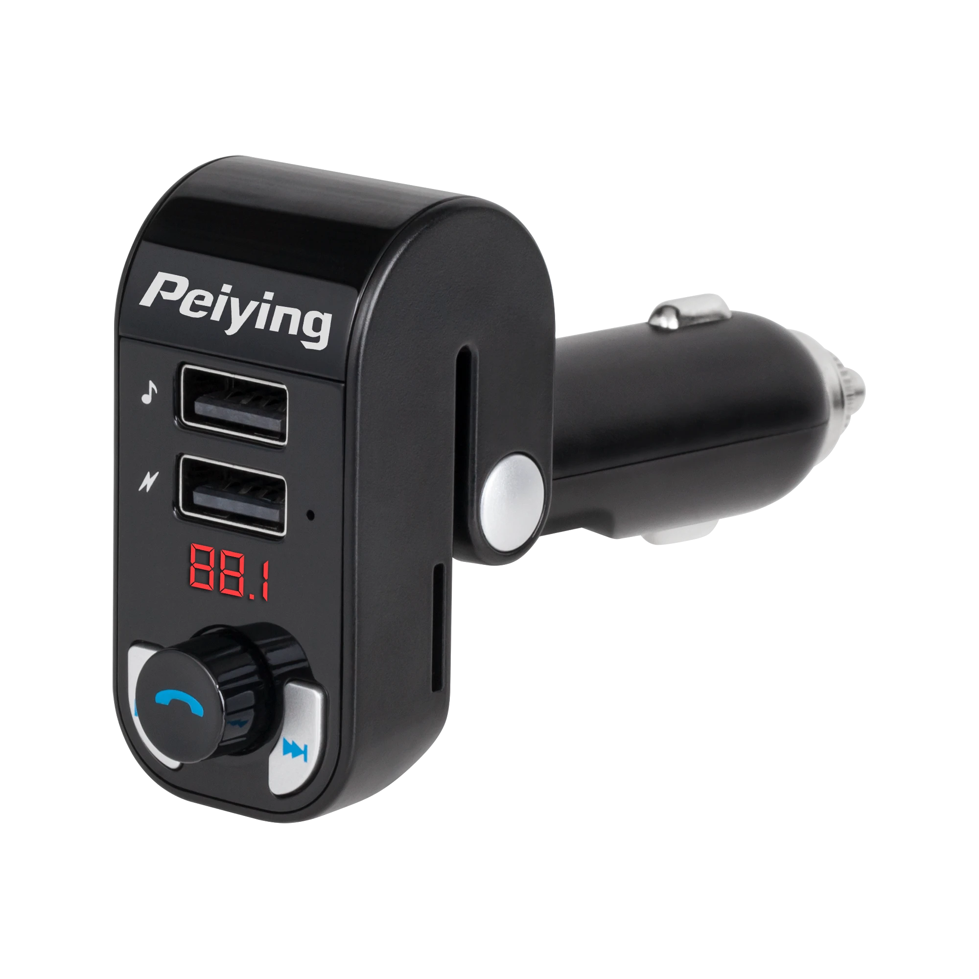 Peiying Automobilinis FM moduliatorius su Bluetooth