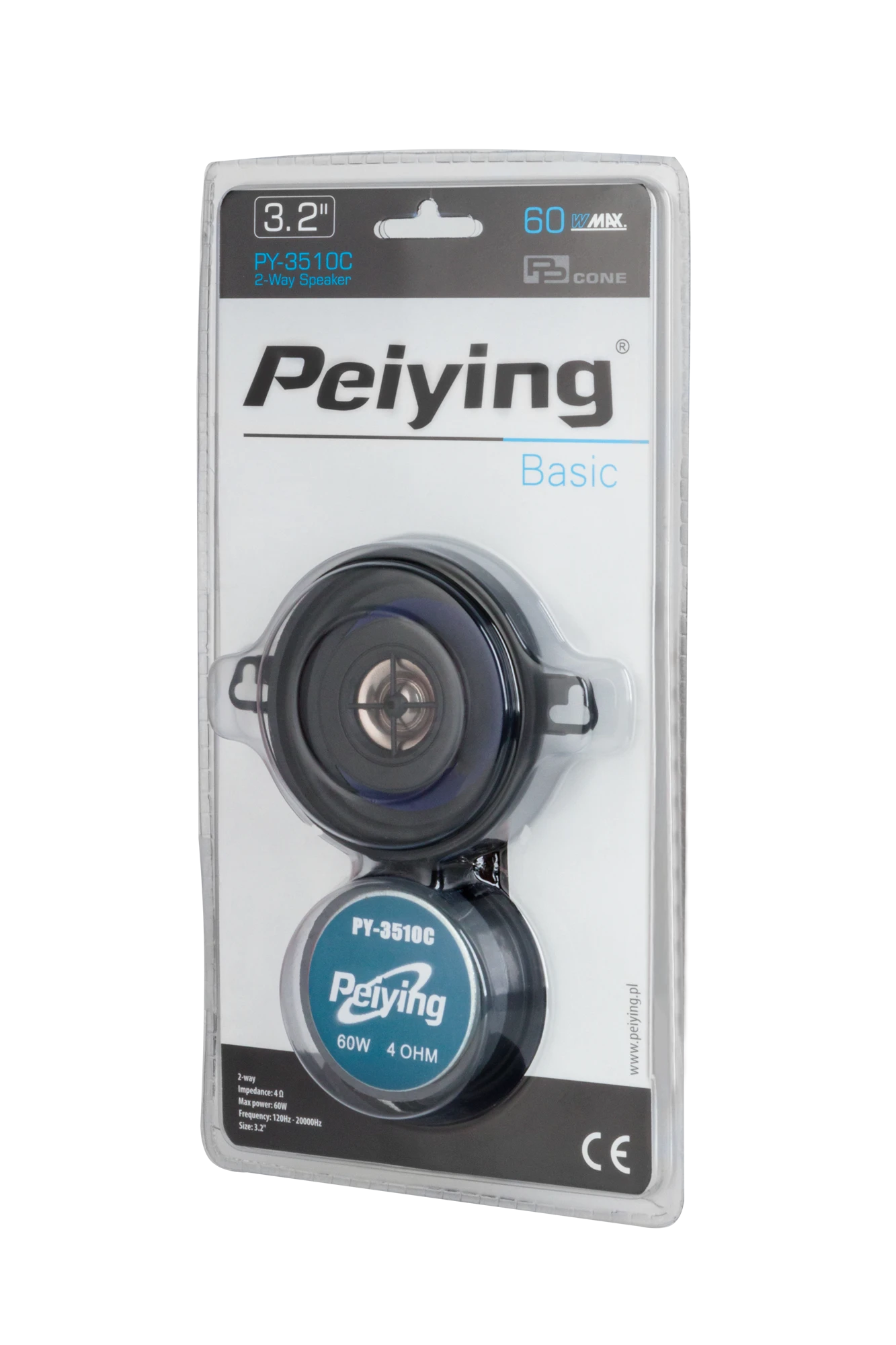 Peiying Automobilio garsiakalbis PY-3510C 3.2"