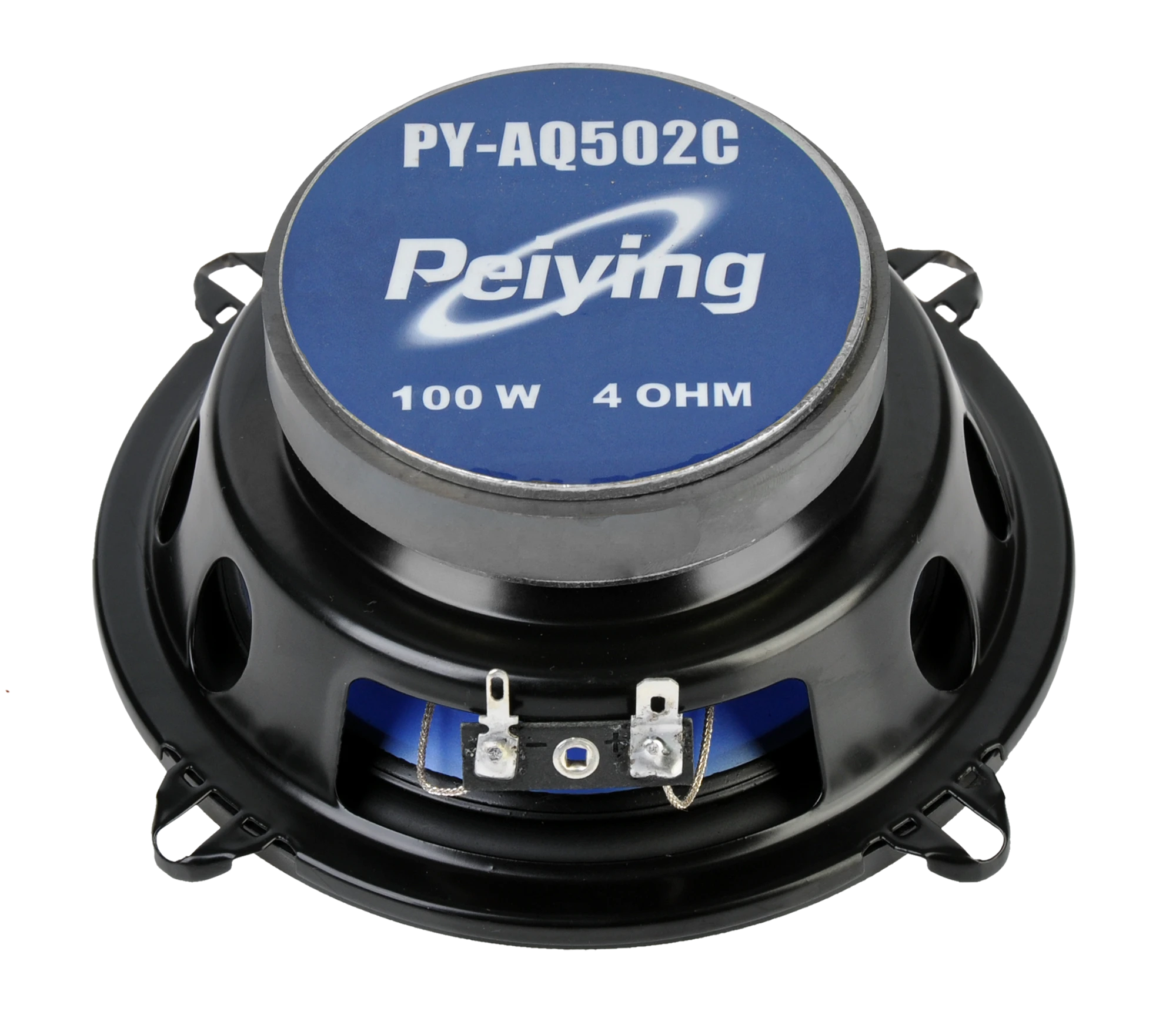 Peiying PY-AQ502C garsiakalbis, galinė pusė su magneto duomenimis