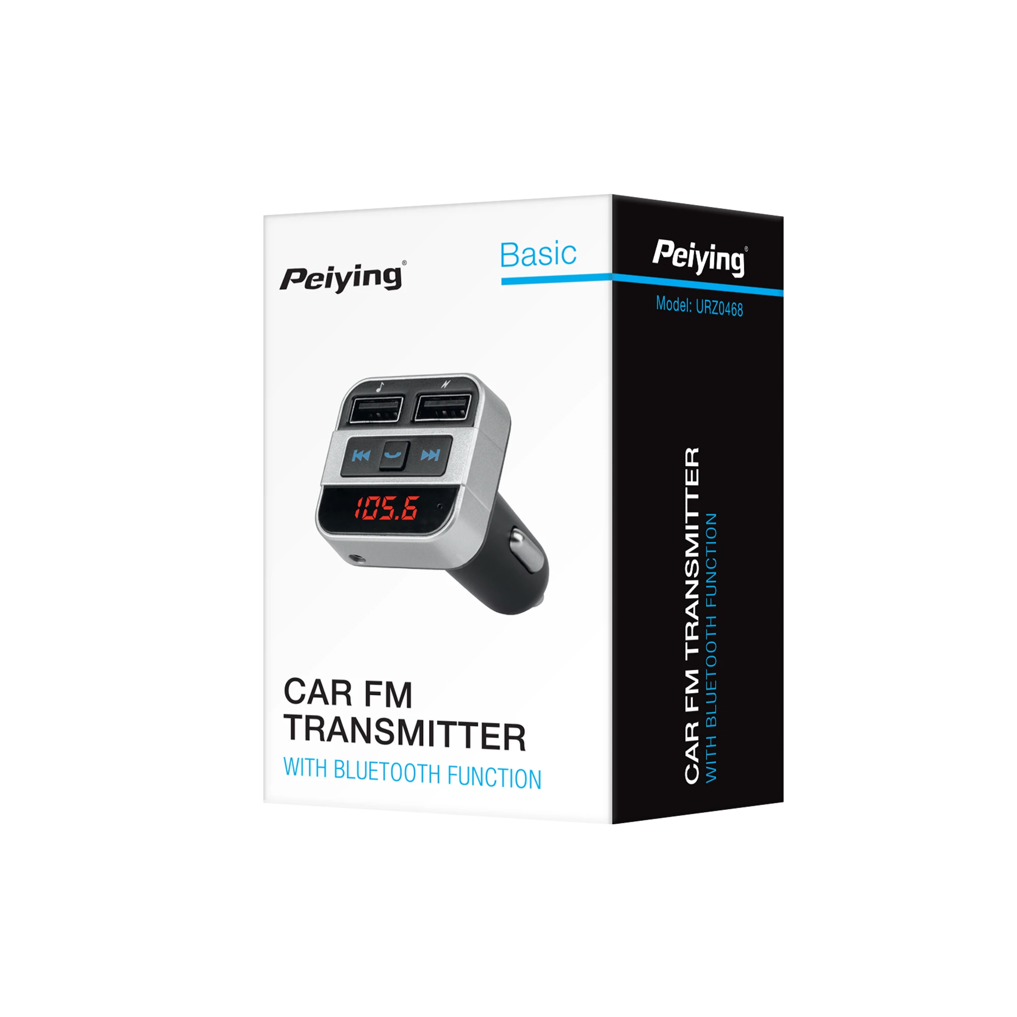 Peiying automobilinis moduliatorius 2xUSB