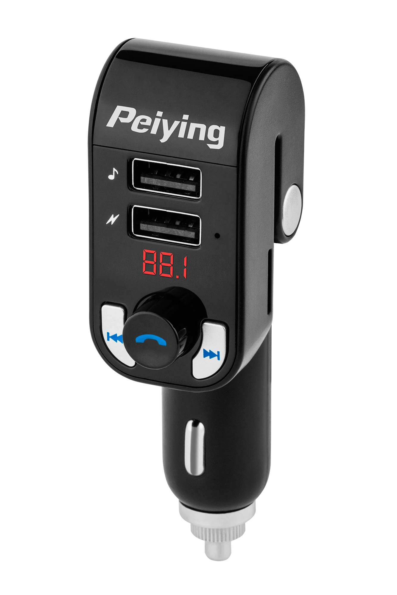 Peiying Automobilinis FM moduliatorius su Bluetooth