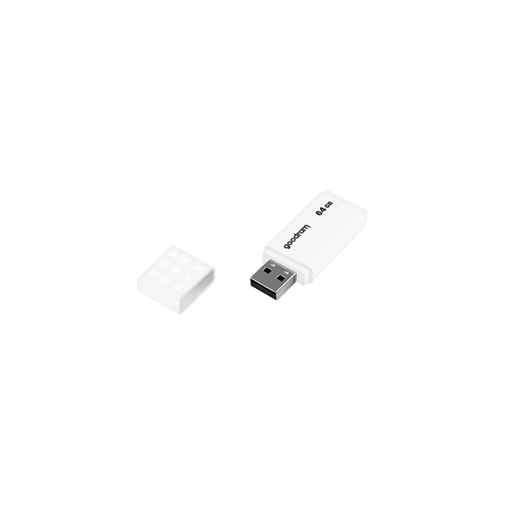 Pendrive GOODRAM UME2-0640W0R11 GOODRAM atmintis USB UME2 64GB USB 2.0 Baltas