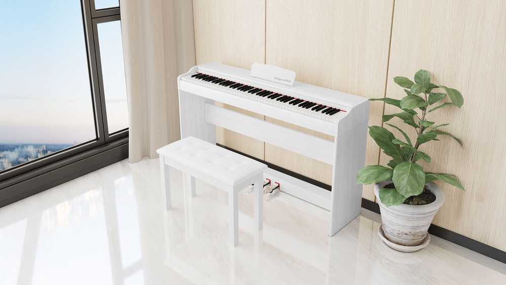 Kruger & Matz KrugerMatz KMDP-105 skaitmeninis pianinas, baltas