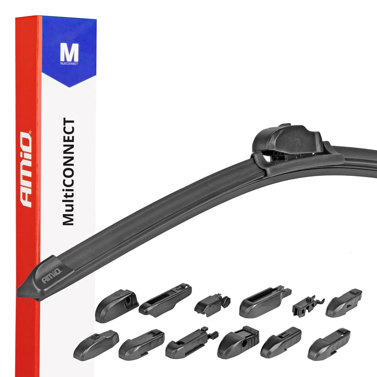 Valytuvo šluotelė „amio multiconnect“ 18 colių 450 mm, 12 adapterių, „amio-01193“