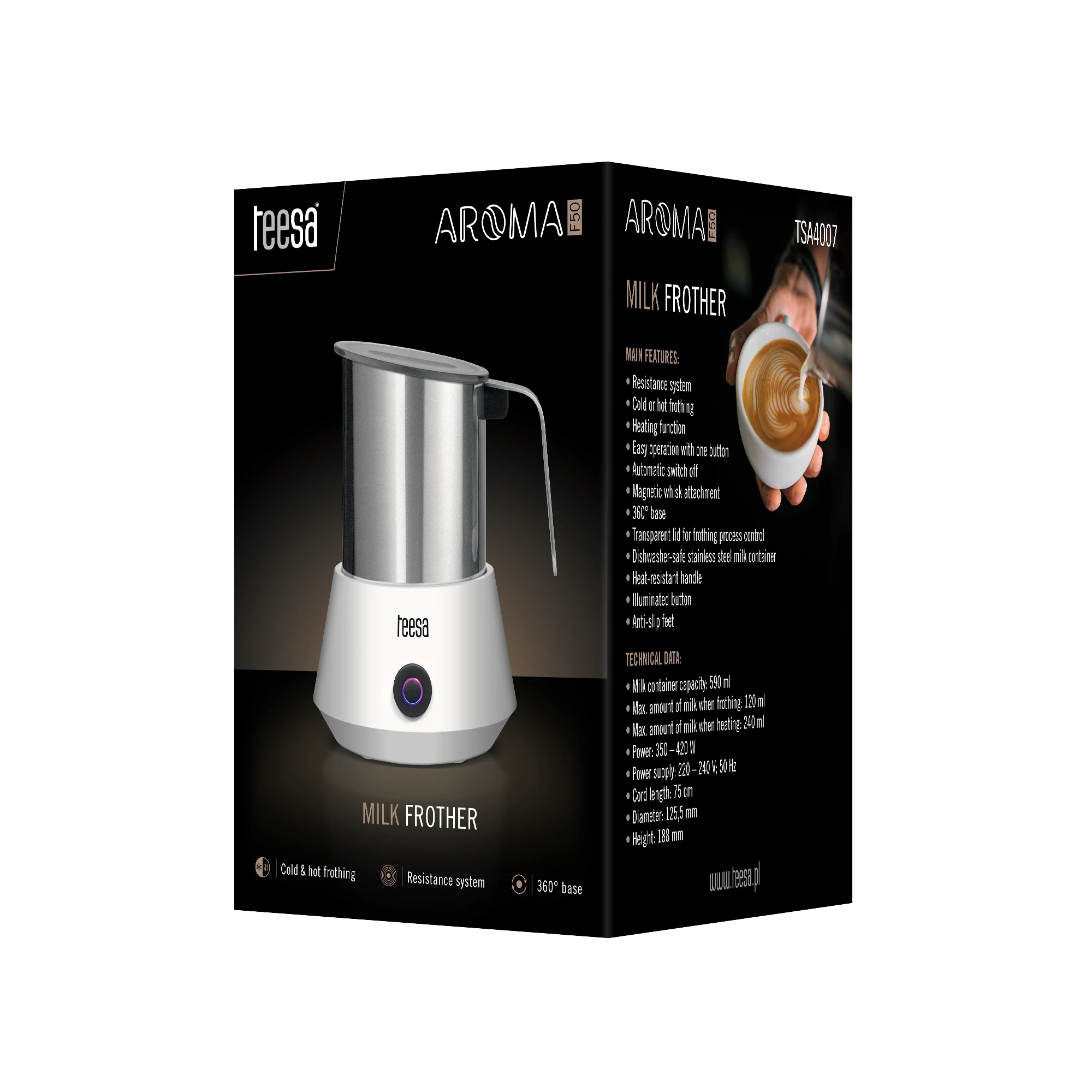 Teesa AROMA F50 pieno plakiklis