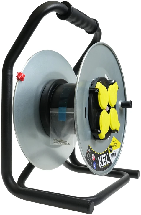 Plastrol Bęben su gniazdem ip 44 4x2p+su, 16a, heavy line max 50m