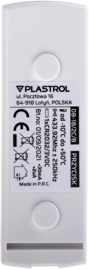 Plastrol Dzwonek belaidis, zdalnie sterowany