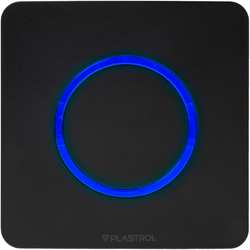 Plastrol Emos Wireless durų skambutis su tinklo nuotolinio valdymo pulteliu DS-2B/C juodas