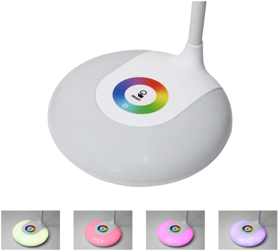 Plastrol Eco stalinė lempa RGB; 3 W; 150 lm; įkrovimas per USB mikro