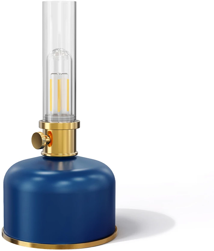 Plastrol Retro Petroleum LED lempa mėlynas FLR-35 Forever Light