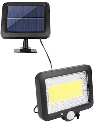 Plastrol SUNARI saulės lempa LED FLS-06 COB PIR 8W 600lm 6000K 1800mAh Li-Ion Forever Light