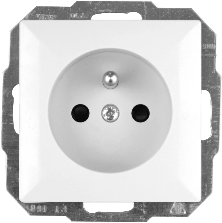Plastrol Rozetė įleidžiama vienguba, 2p+uzem., 16A, 250V (modulis)