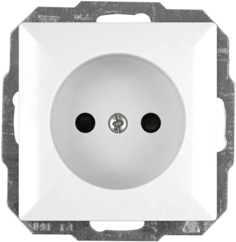 Plastrol Lizdas su kištuku pavienis p/t 2p, 16a, 250v (modulis)
