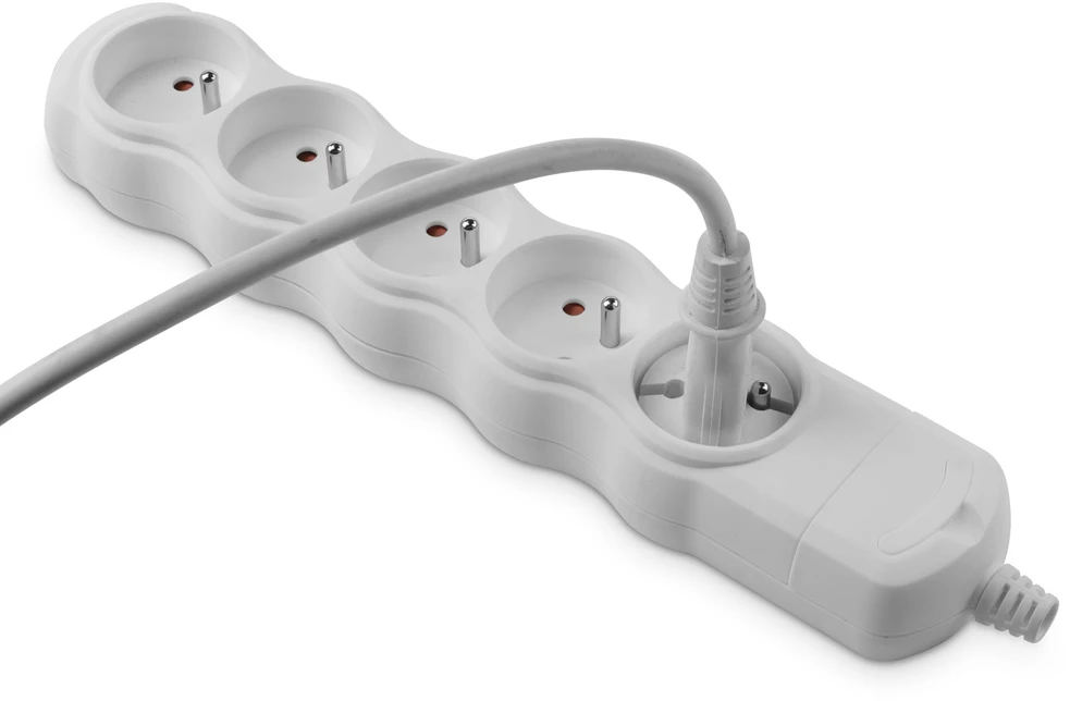 Plastrol Lizdas wtyczkowe przenośne pięciokrotne 5x2p+su 16a, 250v, rozbieralne, eco bis