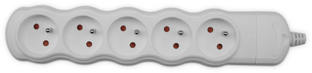 Plastrol Lizdas wtyczkowe przenośne pięciokrotne 5x2p+su 16a, 250v, rozbieralne, eco bis