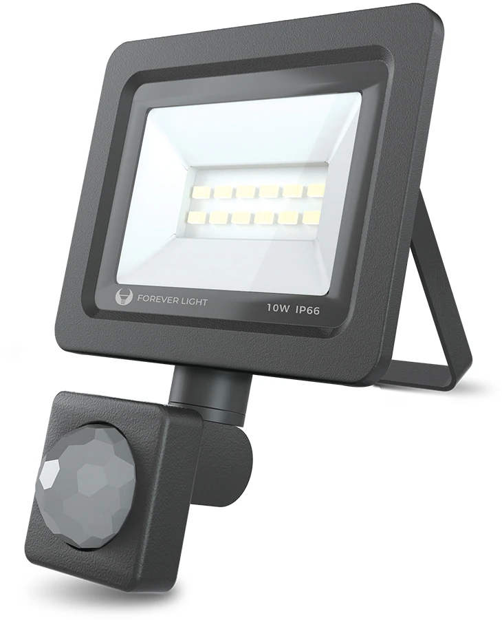 Plastrol Prožektorius LED PROXIM II 10W |4500K| PIR IP66 Forever Light