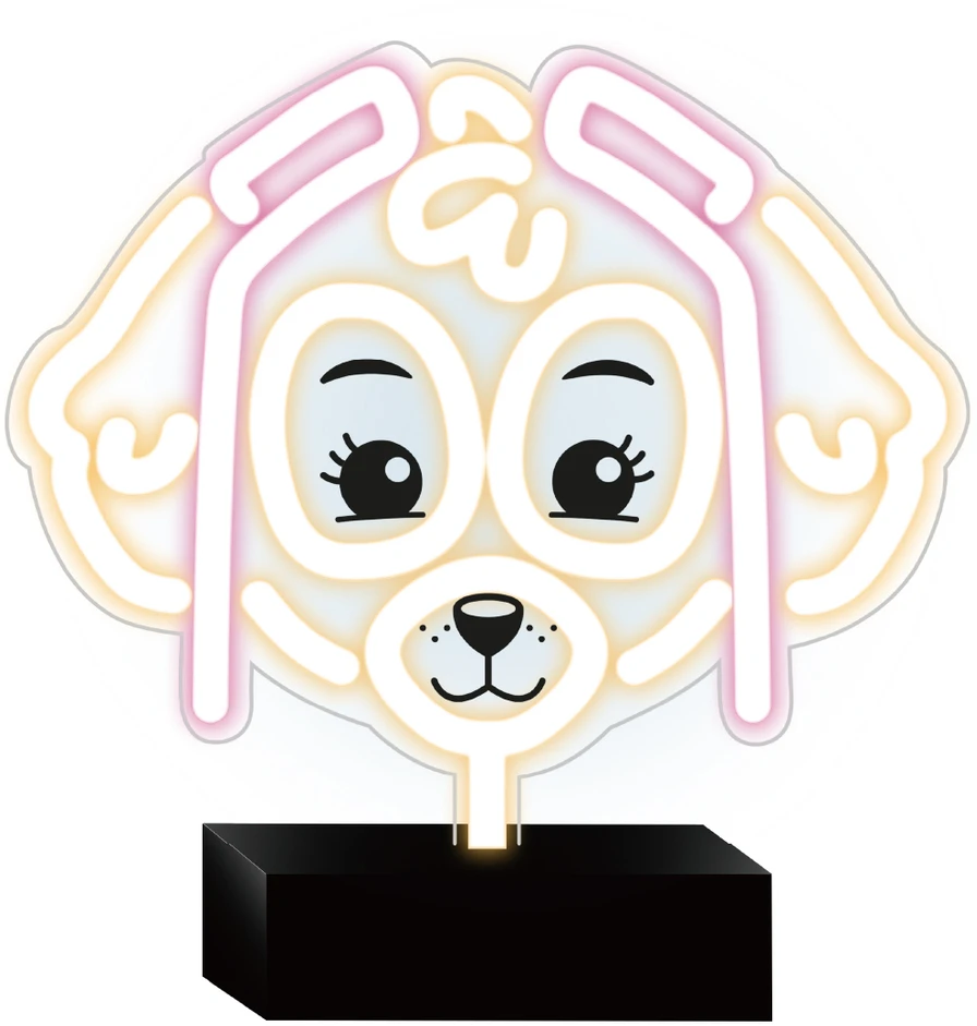 Plastrol Psi Patrol Neoninė LED lemputė su stovu Paw Patrol – Skye OW-120546