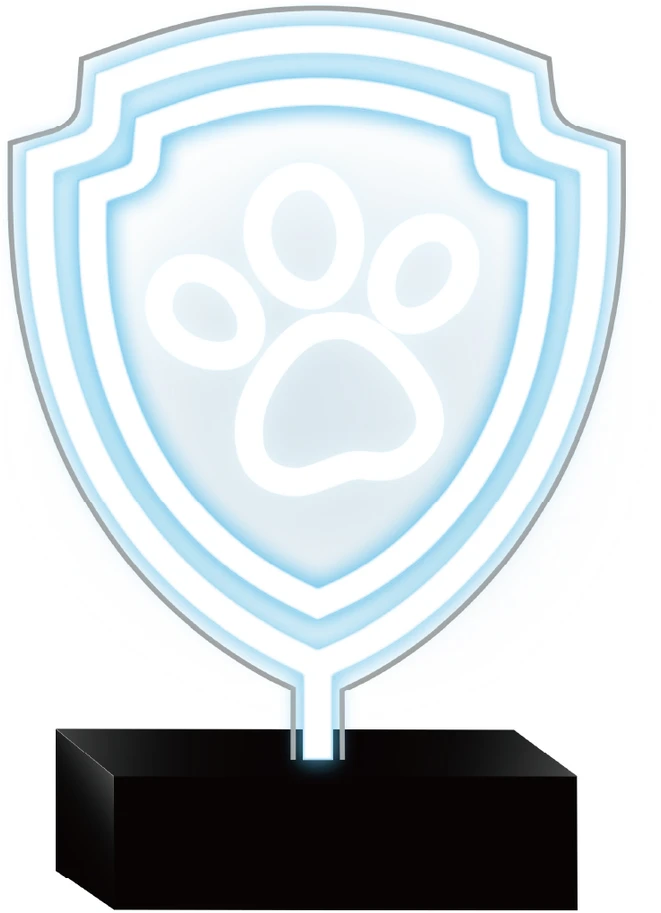 Plastrol Psi Patrol Neoninė LED lempa su stovu Paw Patrol – Paw OW-120246