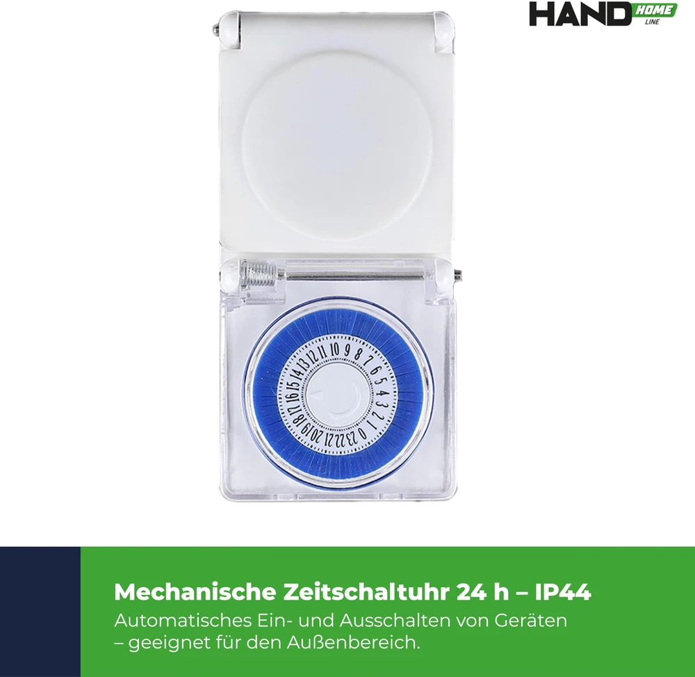 Plastrol Programator czasowy, Mechaninis, 24h; ip20 schuko