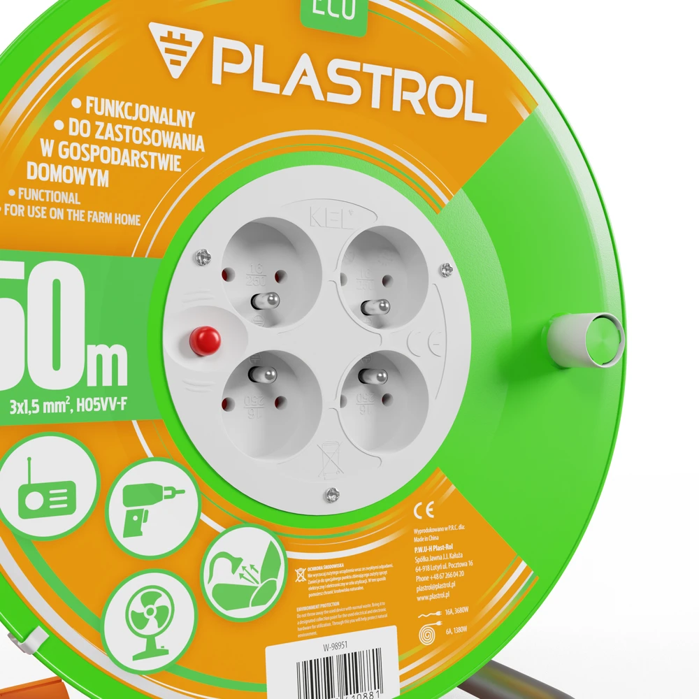 Plastrol Przedłużacz bębnowy eco