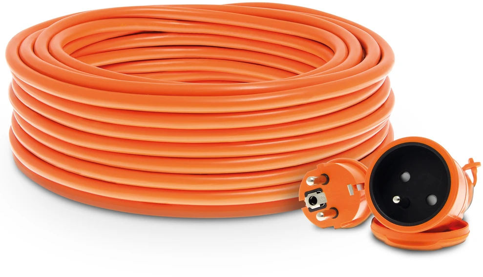 Plastrol KEL Sodo minkštiklis 1-lenkimo iš / U 30m 16A IP44 oranžinė (W-96986)