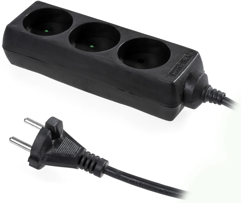 Plastrol 3-Bay Extender b / U 10A 5m balta PS- 360 (W- 97473)