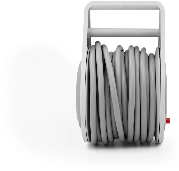 Plastrol Przedłużacz zwijany 10m 3×1,5mm2, 16a, su zabezpieczeniem termicznym, 2xgniazdo wtyczkowe, 1xusb-c, 1xusb-a, schuko