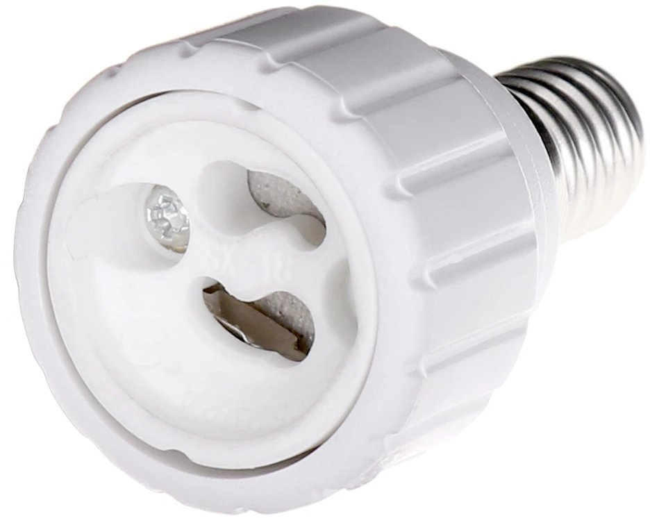 Plastrol Przejściówka su e-14 na gu-10, keramikinė, adapter