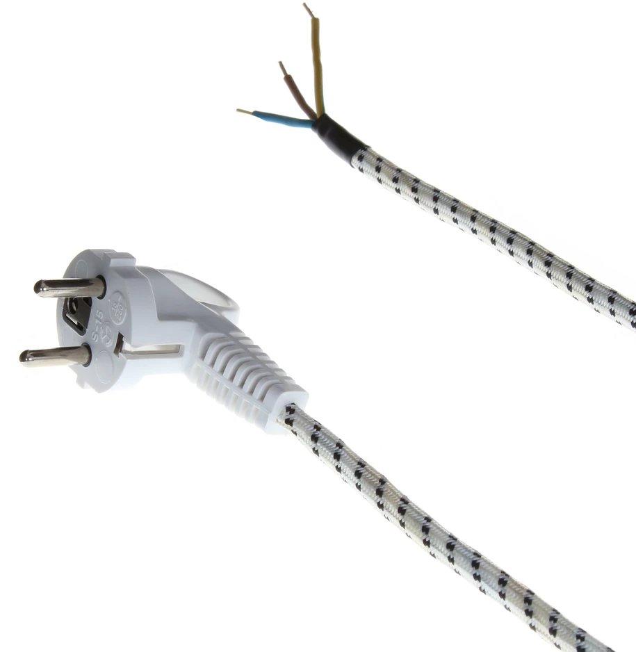Plastrol Przewód przyłączeniowy, s-15 h03rt-f 3×0,75 medvilnė l-2 mb