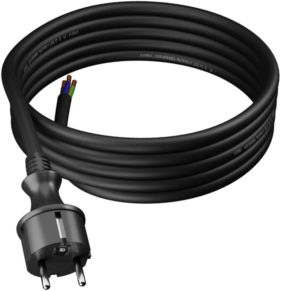 Plastrol Prijungimo kabelis su PP- 40H kištuku, H07RN- F 3x2.5, IP44, 4m (W- 97219)