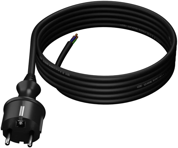Plastrol Prijungimo kabelis su PP- 40H kištuku, H07RN- F 3x1.5, IP44, 4m (W- 97214)