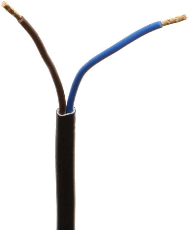 Plastrol Przyłączacz su wtyczką płaską su wyłącznikiem nożnym do lamp, dwutorowy, 250v, 2,5a, 1,9m, juoda