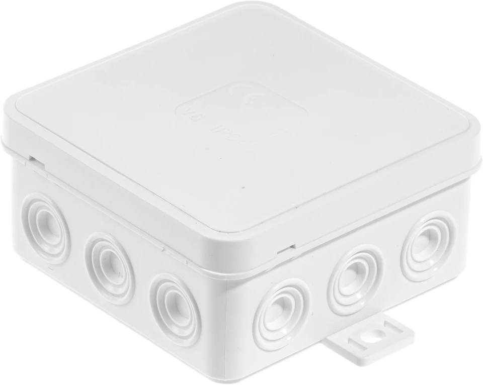 Plastrol Puszka n/t hermetyczna v6 ip-54 85x85x41 12-wl klik su osłabieniami balta