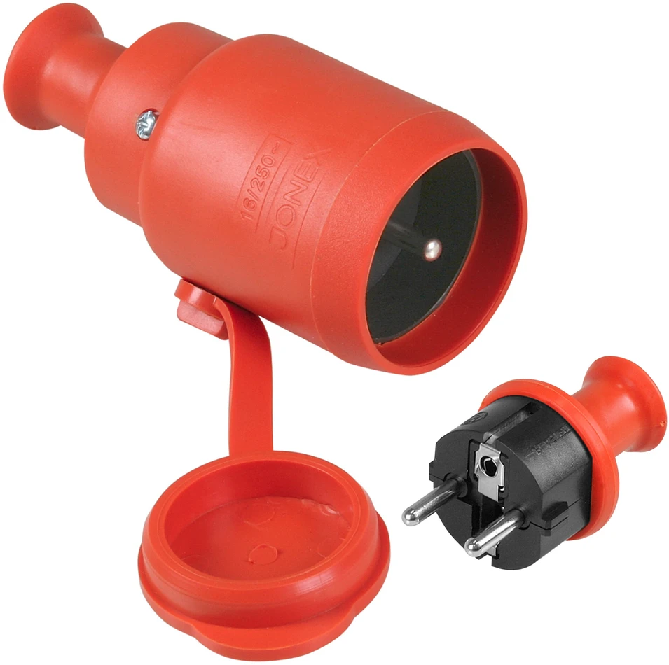 Plastrol Opal GN- H2 lizdas + WT- 40H IP44 kištukas oranžinis