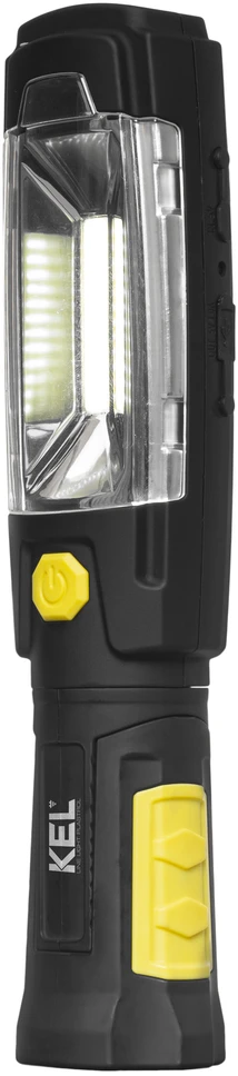 Plastrol KEL Akumuliatorinė dirbtuvių lempa LED COB 3W 2.6Ah Li-Ion /+ powerbank, kabliukas, magnetas/ LW-1PBR