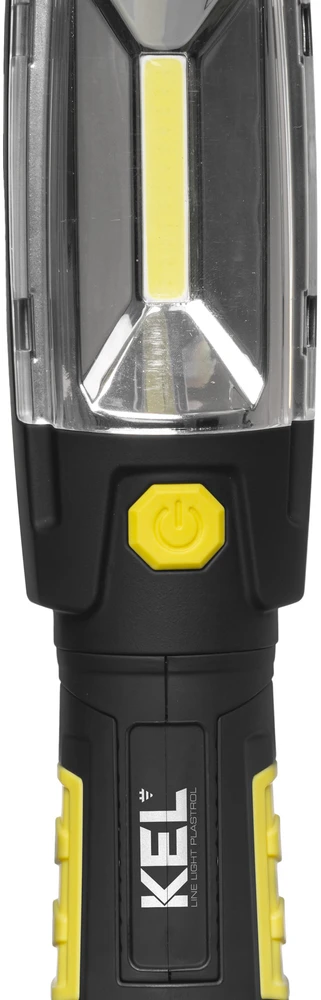 Plastrol KEL Akumuliatorinė dirbtuvių lempa LED COB 3W 2.6Ah Li-Ion /+ powerbank, kabliukas, magnetas/ LW-1PBR