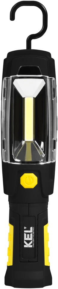 Plastrol KEL Akumuliatorinė dirbtuvių lempa LED COB 3W 2.6Ah Li-Ion /+ powerbank, kabliukas, magnetas/ LW-1PBR