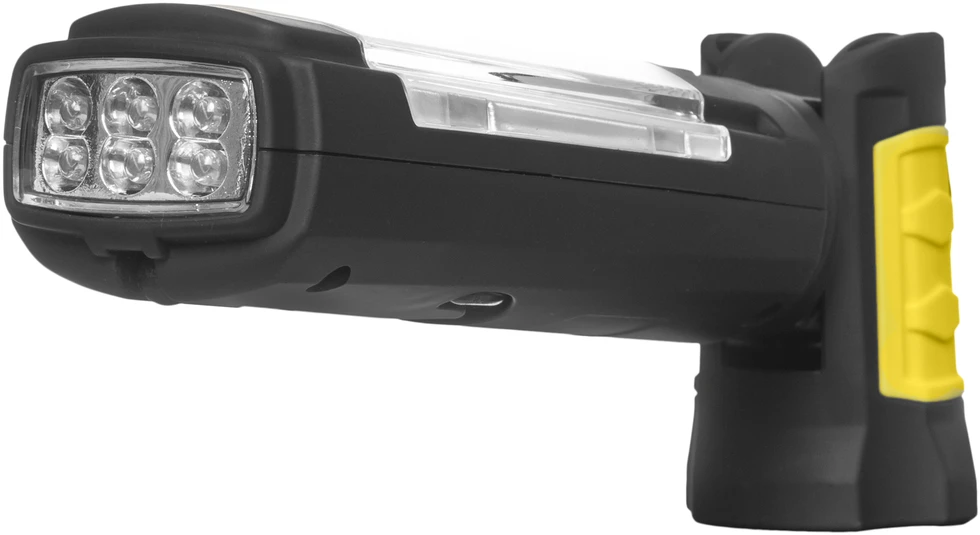 Plastrol KEL Akumuliatorinė dirbtuvių lempa LED COB 3W 2.6Ah Li-Ion /+ powerbank, kabliukas, magnetas/ LW-1PBR