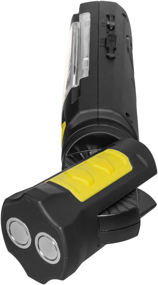Plastrol KEL Akumuliatorinė dirbtuvių lempa LED COB 3W 2.6Ah Li-Ion /+ powerbank, kabliukas, magnetas/ LW-1PBR