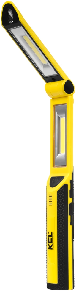 Plastrol KEL įkraunamas LED COB 3W+1W 2.6Ah Li-Ion dirbtuvių žibintuvėlis /kablys, magnetas, maitinimo blokas/ LW-2PB