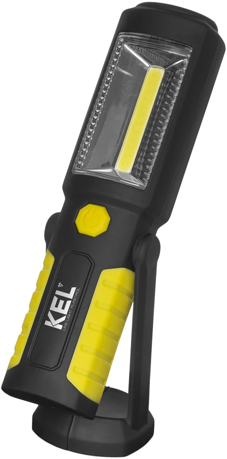 Plastrol KEL Belaidė LED dirbtuvių lempa COB 2W 0,8Ah Li-Ion /+ kabliukas, magnetas/ LW-1A