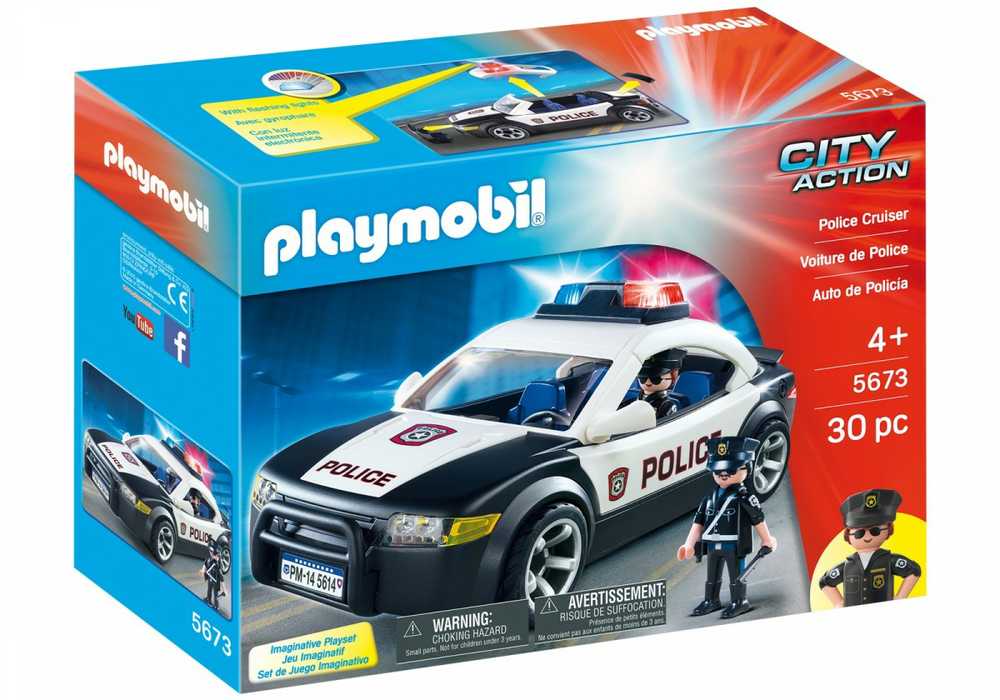 PLAYMOBIL CITY ACTION Policijos automobilis, 5673