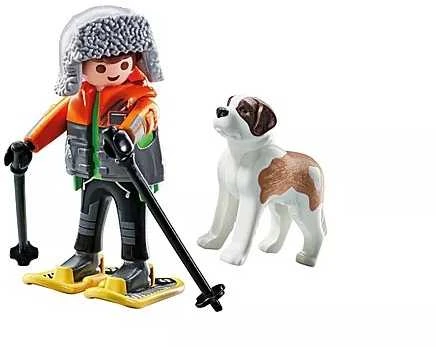 Playmobil My Life 71741 slidininkas su Šv. Bernardu