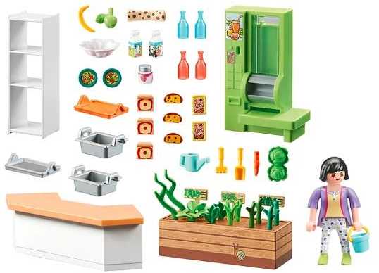 Konstruktorius Playmobil Lunch Kiosk 71333, plastikas